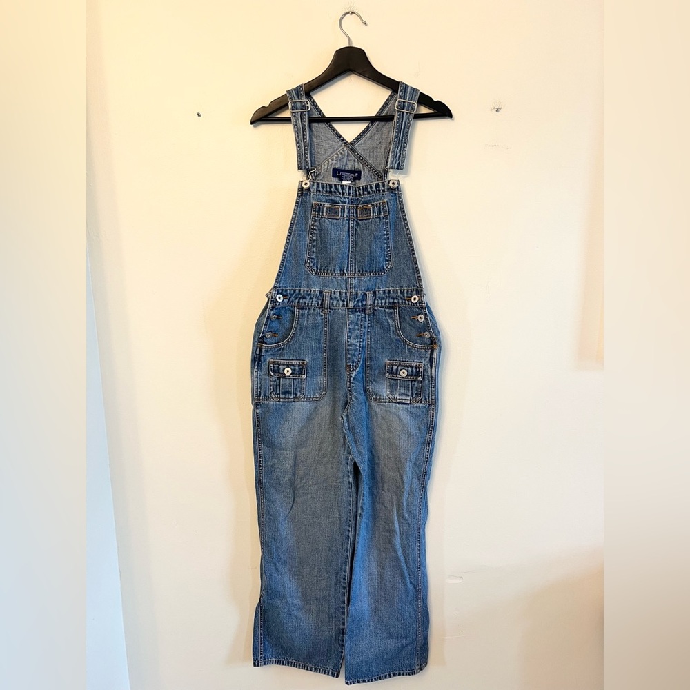 Vintage Blue Denim Overalls Jumpsuit